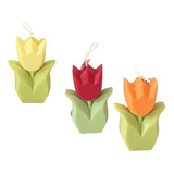 Molde Silicona Para Velas Y Jabones Tulipan (j3)