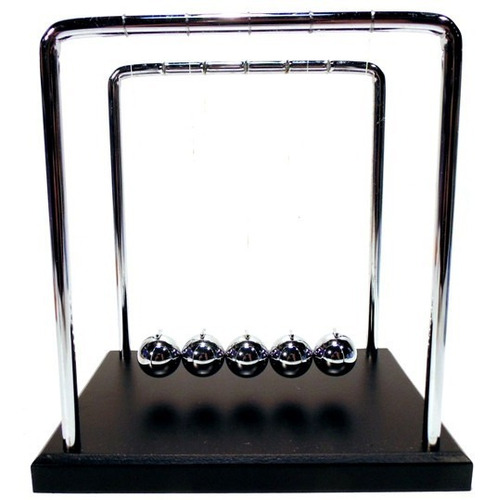 Newtons Cradle Pendulo De Newton Grande Luxo Mod 649