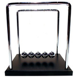 Newtons Cradle Pendulo De Newton Grande Luxo Mod 649