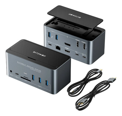 Hub Dockstation Usb-c Hub Tipo C 18 Em 1 Com Nf