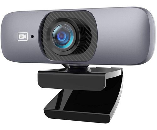 Cámara 2k Webcam Microfono Video Conferencia Pc Tripode 