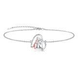 Pulsera Mujer Perro Plata 925 Joya Regalo