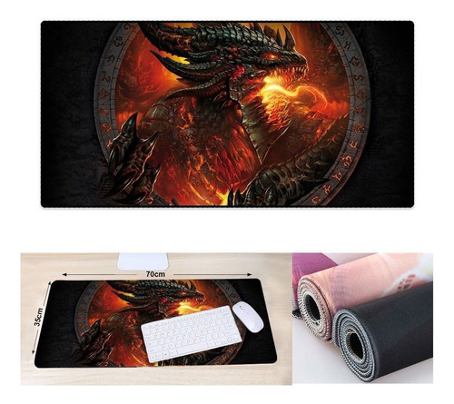 Mouse Pad Gamer Speed 70x35cm Extra Grande Varias Estampas