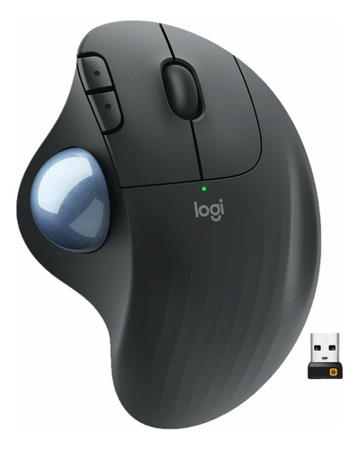 Mouse Trackball Inalámbrico Logitech Ergo M575, Easy Thumb..