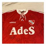 Camiseta De Independiente Firmada Plantel Campeón 2002