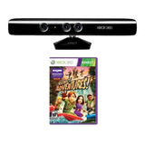 Câmera Kinect Xbox 360 Com Jogo Kinect Adventures Completo