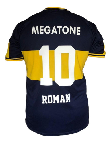 Camiseta Retro Boca Juniors Román 10 2001 Calidad Premium