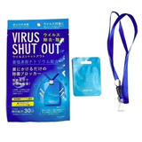 Tarjeta Sanitizante Virus Shut Out Protección Portatil 12 Pz