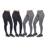 Kit 4 Legging Academia Fitness Feminina Atacado Revenda