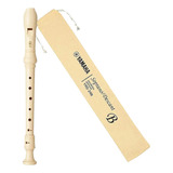 Flauta Doce Yamaha Soprano Barroca Yrs24b Original Com Capa