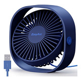 Ventilador De Escritorio Usb Easyacc, Ventilador Usb De 3 Ve