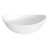 Bacha De Apoyo Luna Blanco Daccord Oval 32x24.5cm Brillante