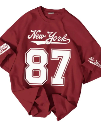 Camisa Oversized Tamanho Grande Ny 87 Estilosa
