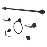 Accesorios 6 Piezas Ccol Belgica Negro