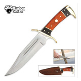 Cuchillo Bowie Timber Rattler Dark Pakka De Montaña Caceria