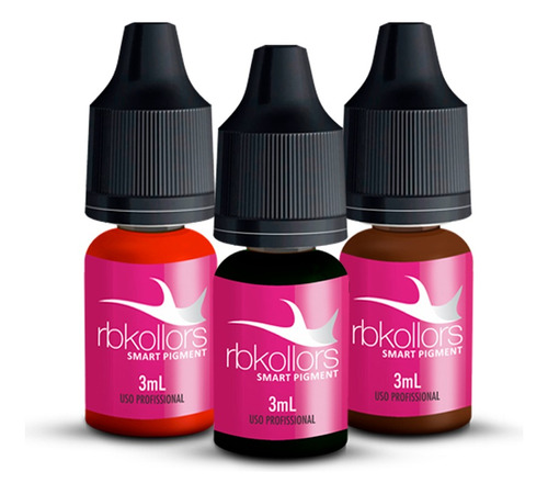      Pigmento Hot + Jambo + Jamblack 3ml Rb Kollors