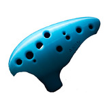 Flauta Azul Zelda Ocarina Of Time 12 Furos Som Perfeito