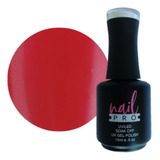 Gel Polish Color Rojo Fluor X041 Nail Pro Permanente