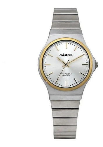 Reloj Mistral Lmi-1036tt-09 Acero Combinado 50m Para Mujer