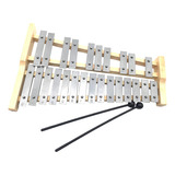 Xilofone De Alumínio Glockenspiel De 25 Teclas,