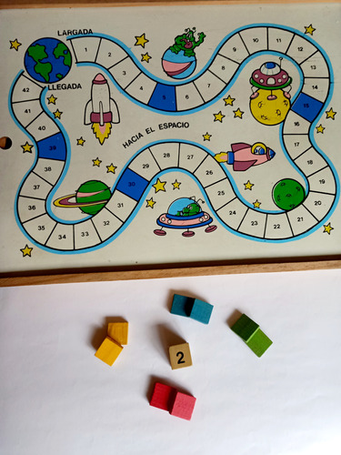 Juego Didáctico Infantil De Madera Hacia El Espacio Didactic