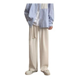 A Pantalones De Moda Para Hombre, Pantalones Rectos Sueltos