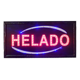 Letreros Leds Luminosos Letrero Negocio De Diferente Texto Color Helado