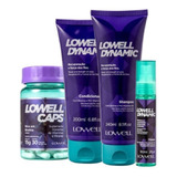 Lowell Dynamic - 4 Produtos Sh, Cond, Tonico, Caps