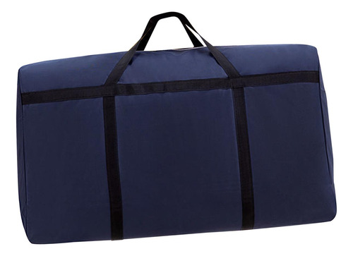 Bolsa De Lona De Viaje Organizador Azul Oscuro 100x60x30cm