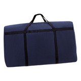 Bolsa De Lona De Viaje Organizador Azul Oscuro 100x60x30cm