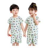 Pijama Infantil Niño Y Niña Conjunto Short Y Polera
