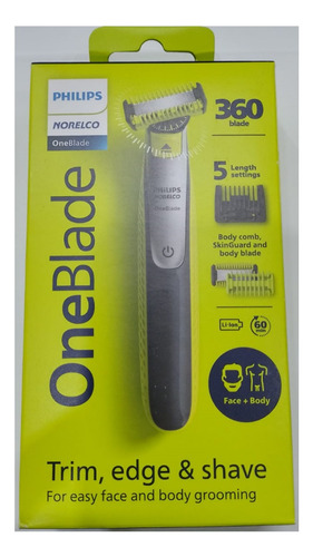 Afeitadora Philips Norelco Oneblade 360° Hbrida Facial Cuerp