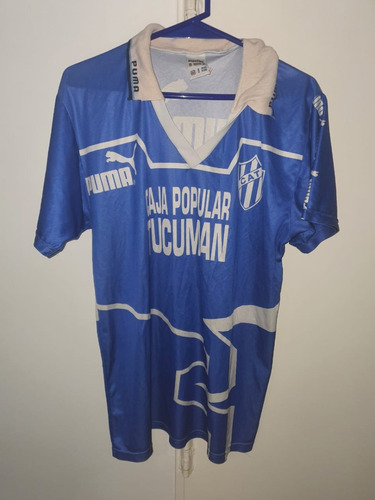 Camiseta Atletico Tucuman Puma Suplente Azul 1996 Talle 9