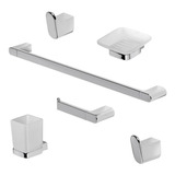 Kit Accesorios Para Baño 6 Piezas Soria 16006 Peirano