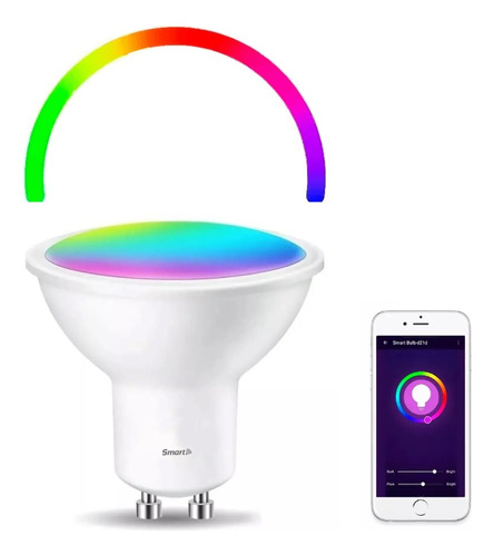 Lámpara Led Dicro Gu10 5w Smart Wifi App Smartlife