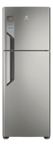 Geladeira Frost Free Electrolux Top Freezer Tf56 Prata Com Freezer 474l 220v