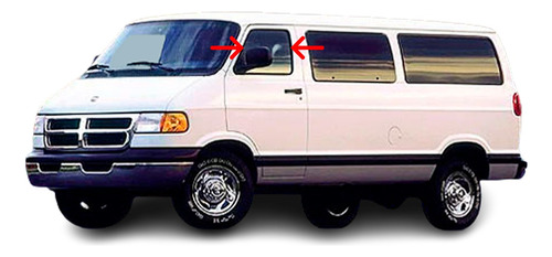 Cristal De Puerta Del Izq Dodge Van 1998-1999-2000-2001-2002