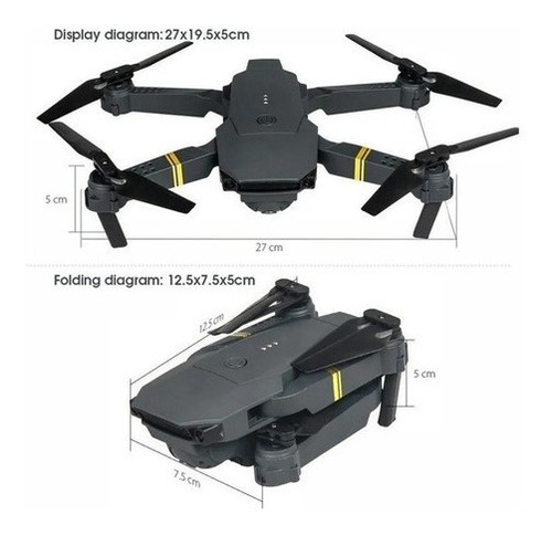 El Dron E58 Incluye Una Cámara 4k Y Tres Baterías