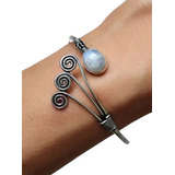 Pulsera Piedra De La Luna Viento India Coraocristales 