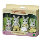 Sylvanian Families Família Dos Coelhos Cauda De Algodão 4030