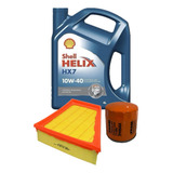 Aceite Shell Helix Hx7 10w40 + Filtros Vw Fox Suran Saveiro 