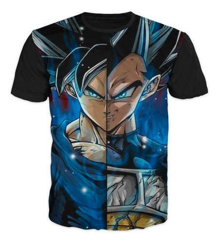 Camisetas De Dragon Ball Z Goku Vegeta Adultos Y Niños Ref09