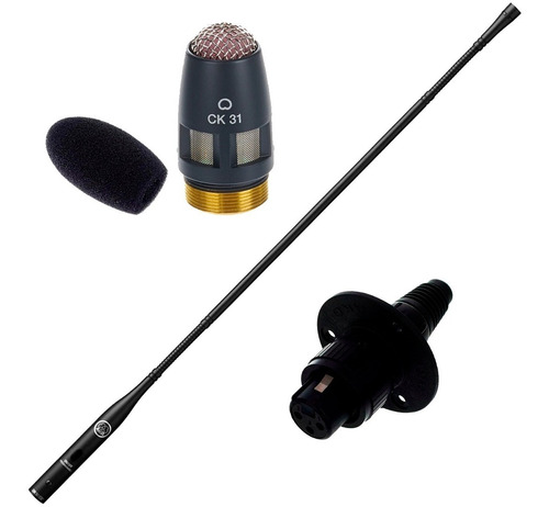 Kit Microfone Condensador Akg Haste Gn50e Com Capsula Ck31