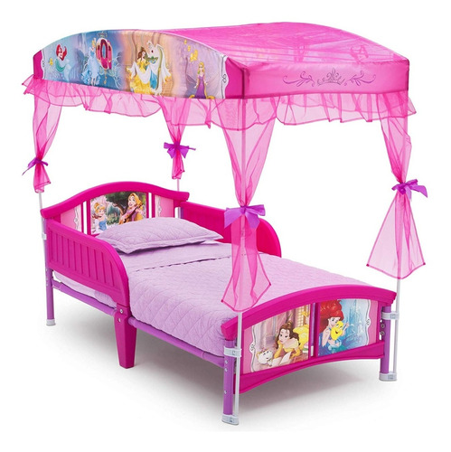 Delta Princess Disney Canopy Cama Infantil Transición Niñas