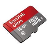 Tarjeta De Memoria Sandisk Ultra Micro Sdhc De 16gb