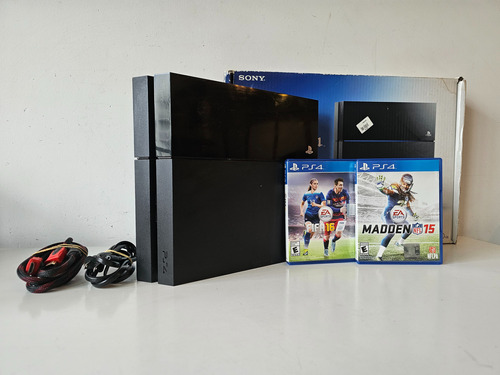 Playstation 4 Fat 500 Gb  + Caja, Cable Power Y Hdmi 