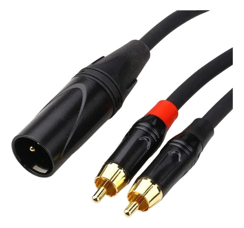 Cable De Audio Rca Macho A Xlr Macho Canon 1 Metro 