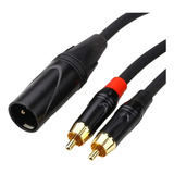 Cable De Audio Rca Macho A Xlr Macho Canon 1 Metro 