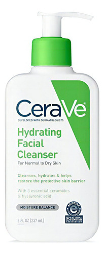 Cerave Limpiador Facial Hidratante Sin Espuma 237 Ml