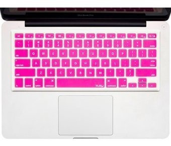 Protector Teclado Compatible Con Macbook Pro Air 13 Fucsia